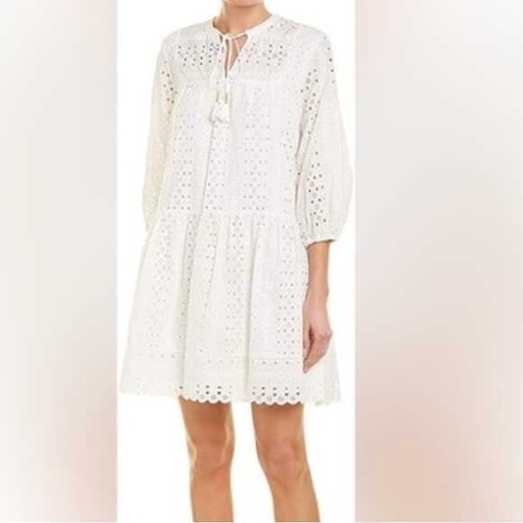Shoshanna white eyelet lace dress - Picture 6 of 7